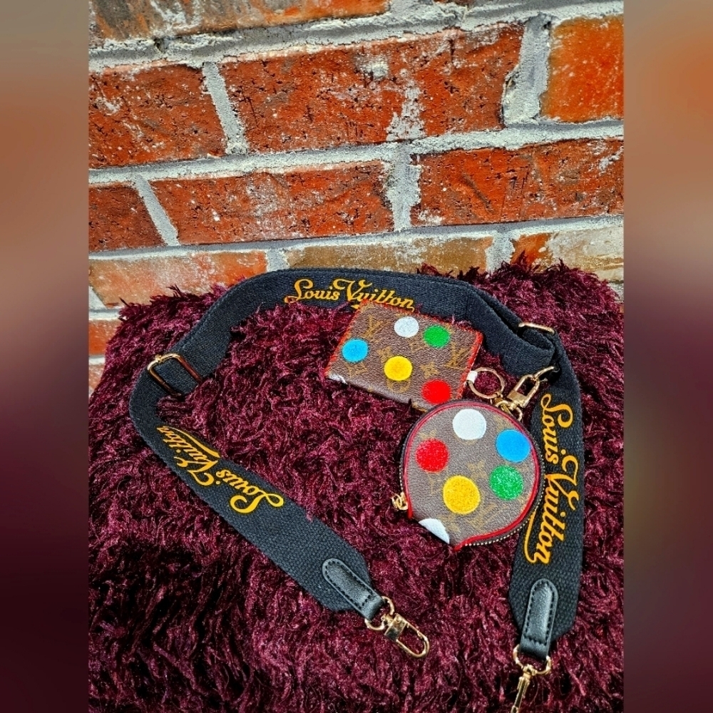 🖤Custom strap, coin purse and card wallet handmade